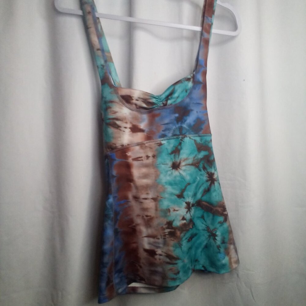 Mika Tank Top L Strappy Yoga Athletic Active Colorful - Picture 13 of 16